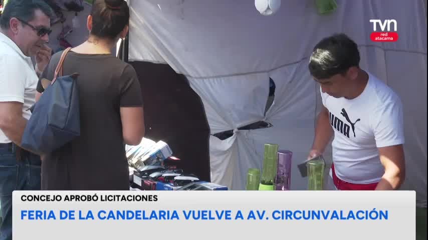 La feria de la Candelaria vuelve a av. Circunvalación