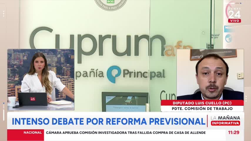 Diputado Cuello por proyecto oficialista que plebiscita futuro de las AFP: Lo más democrático es que se pueda dar la opción