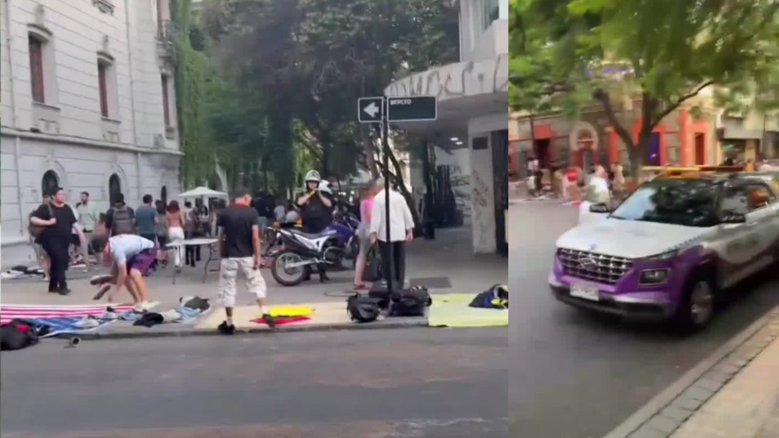 Comercio ilegal en Barrio Lastarria: Vecinos temen que se convierta en un nuevo Meiggs 