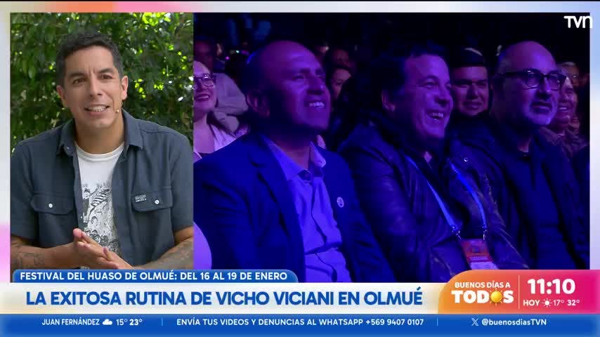 Los consejos de Vicho Viciani para los comediantes que se presentarán en el Festival del Huaso de Olmué
