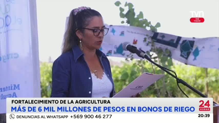 Entregan más de 6 mil millones de pesos en bonos de riego