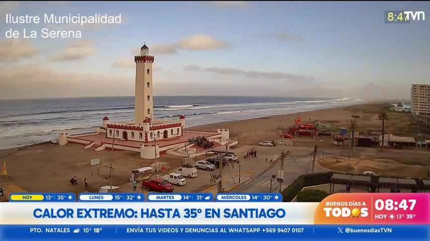 A cuidarse del sol: hasta 35° habrá este domingo en Santiago