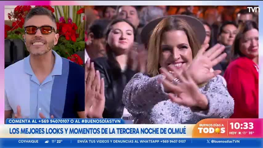 ¡Radiante y brillando! Monserrat Álvarez deslumbró durante la tercera noche del Festival de Olmué 