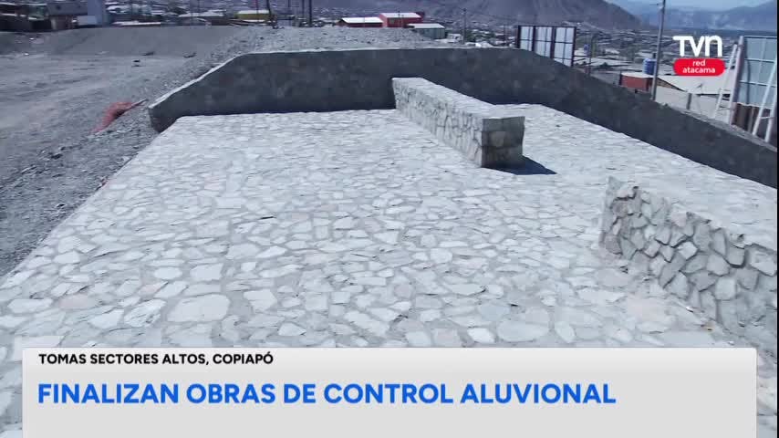 Obras aluvionales en Copiapó