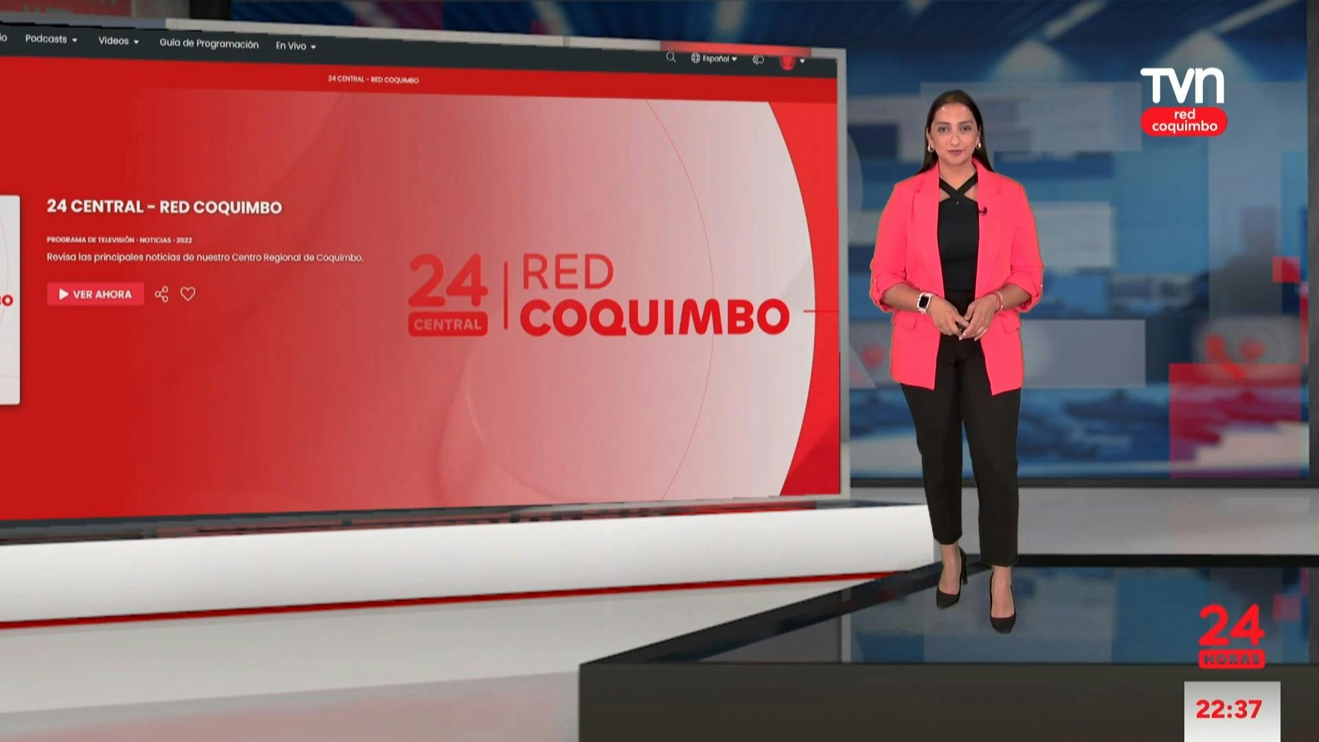24 Horas Central Red Coquimbo - 22 de Enero  