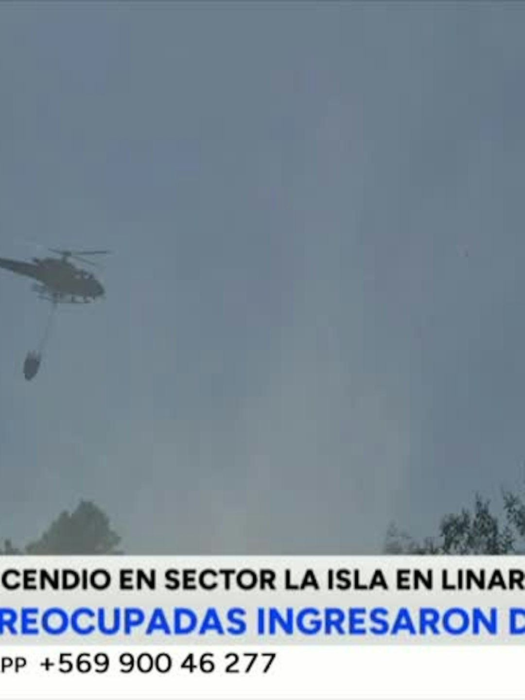 15 incendios en sector La Isla en Linares