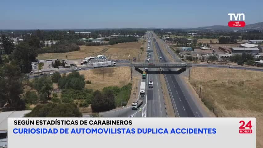 Retrasos de hasta 2 horas por arreglos en la Ruta 5 Sur