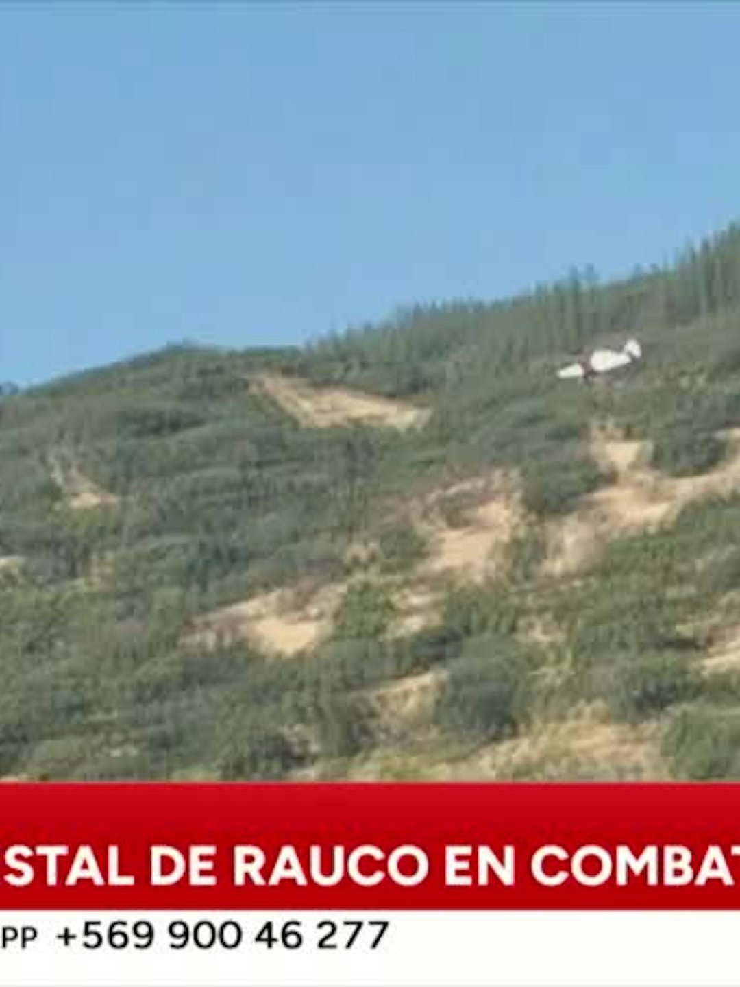 Incendio de Rauco en combate