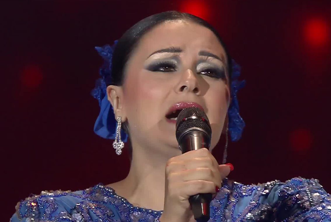 Isabel Pantoja y su emoción en "Mi Nombre Es"