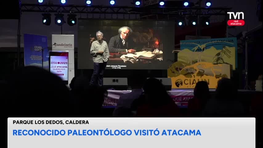 Reconocido paleontólogo visitó Caldera