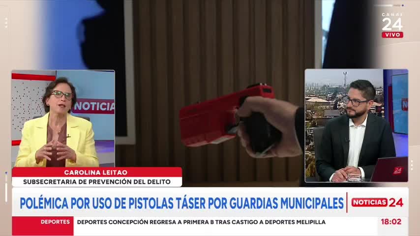 Subsecretaria Leitao: La pistola táser en menos letal, pero es letal