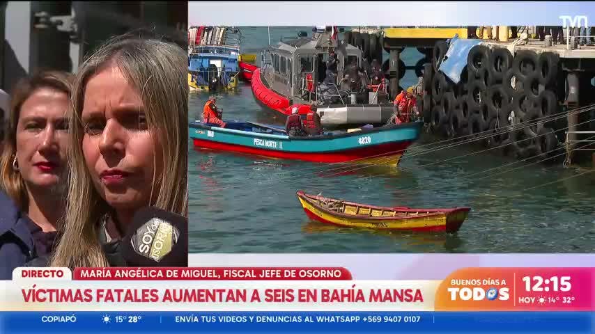 Fiscal por fatal naufragio en Bahía Mansa: "La embaración venía con más personas de lo permitido"