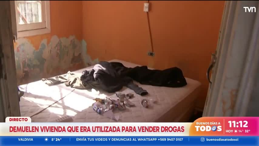 Demuelen casa narco en Independencia: Era usada para vender drogas y realizar ejecuciones