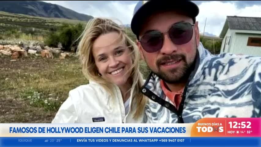 Famosos de Hollywood eligen Chile para sus vacaciones
