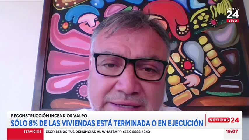 Delegado de Valparaíso explicó lentitud en reconstrucción tras megaincendio