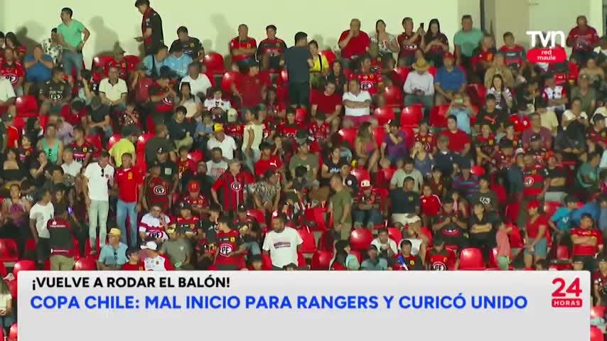 Copa Chile: mal inicio para Rangers y Curicó Unido