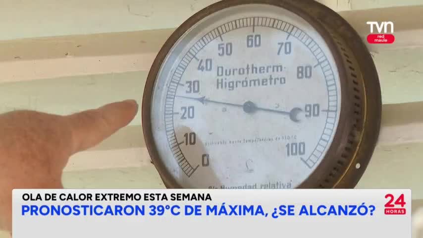 ¿De cuánto fue la máxima en el día peak de la ola de calor?