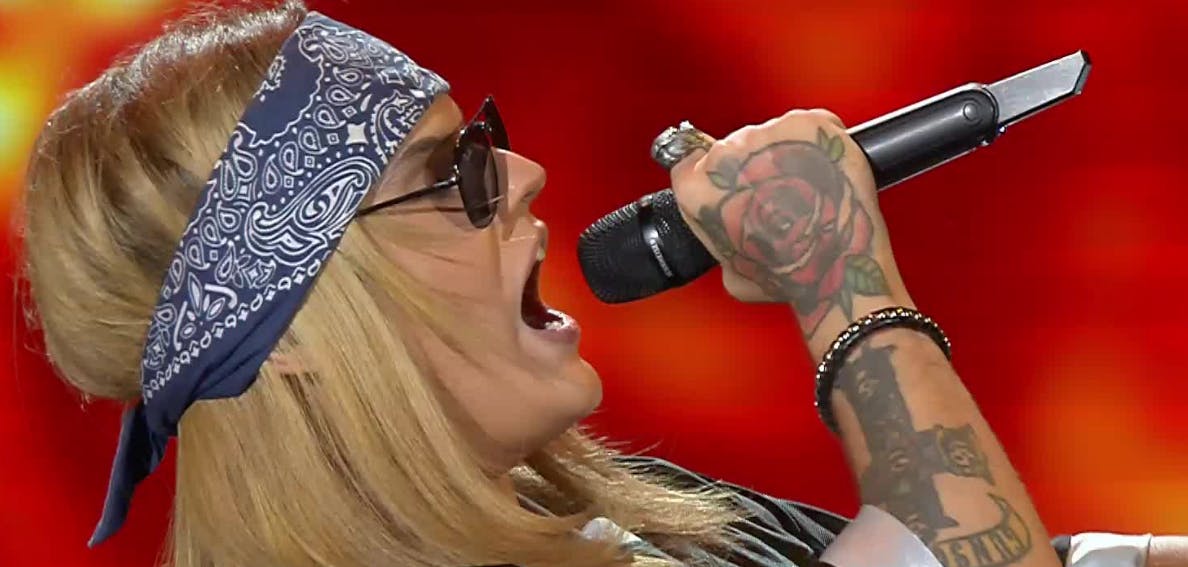 Emblemas de hard rock: Axl y Slash en "Mi Nombre Es"