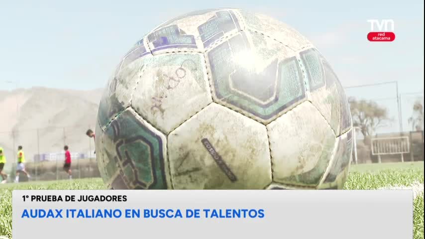Prueba masiva de futbolistas