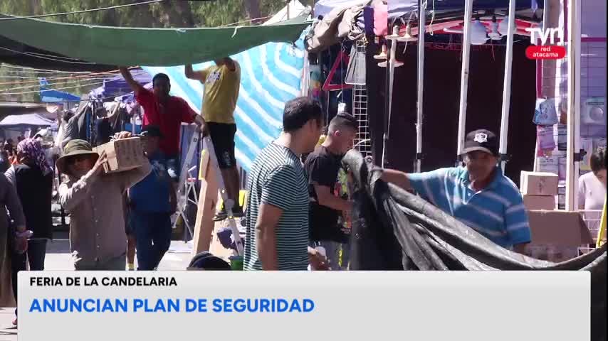 Plan de seguridad en feria de la Candelaria