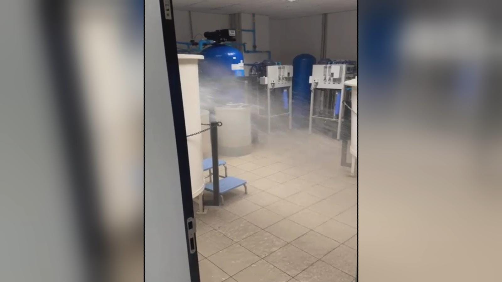 Fuga de agua en Hospital regional. Revelan graves deficiencias. 