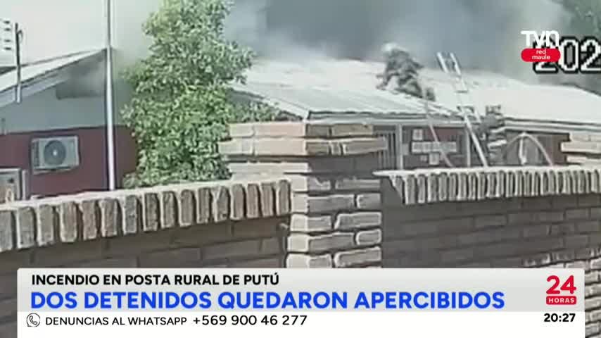 Incendio destruyó entretecho de posta de Putú