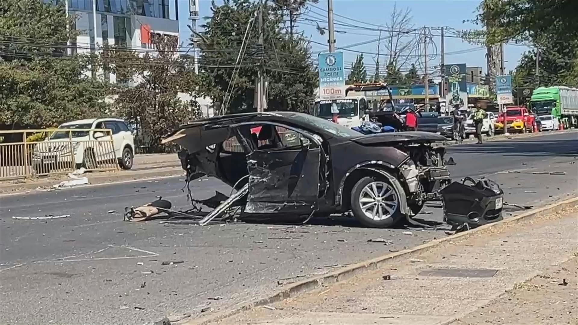 Impacto por accidente a alta energía 