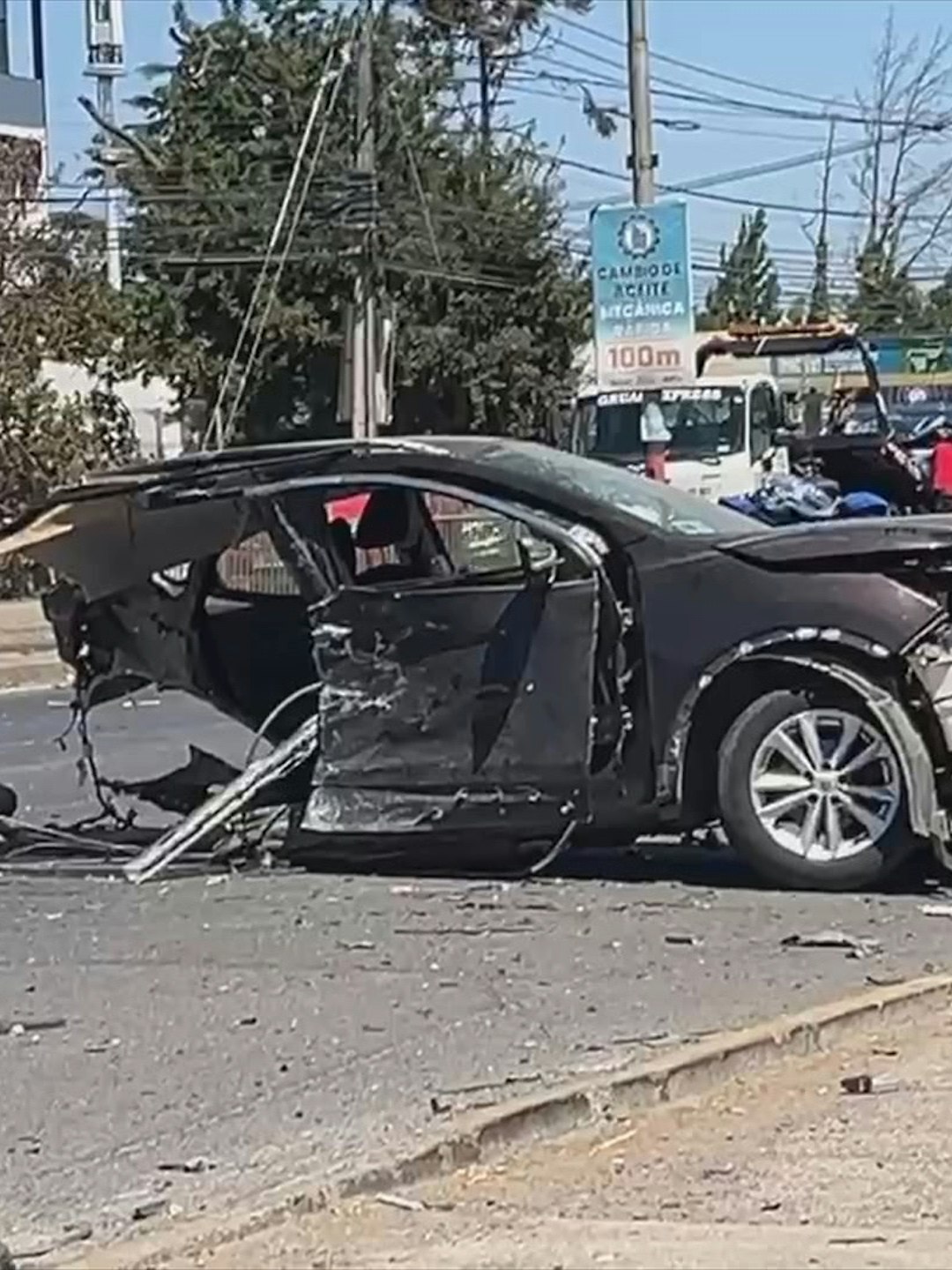 Impacto por accidente a alta energía