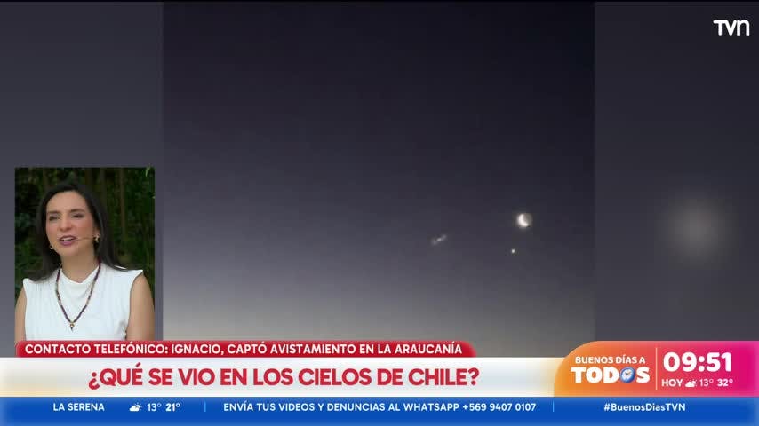 Revelan origen de extraño avistamiento captado en varias regiones de Chile