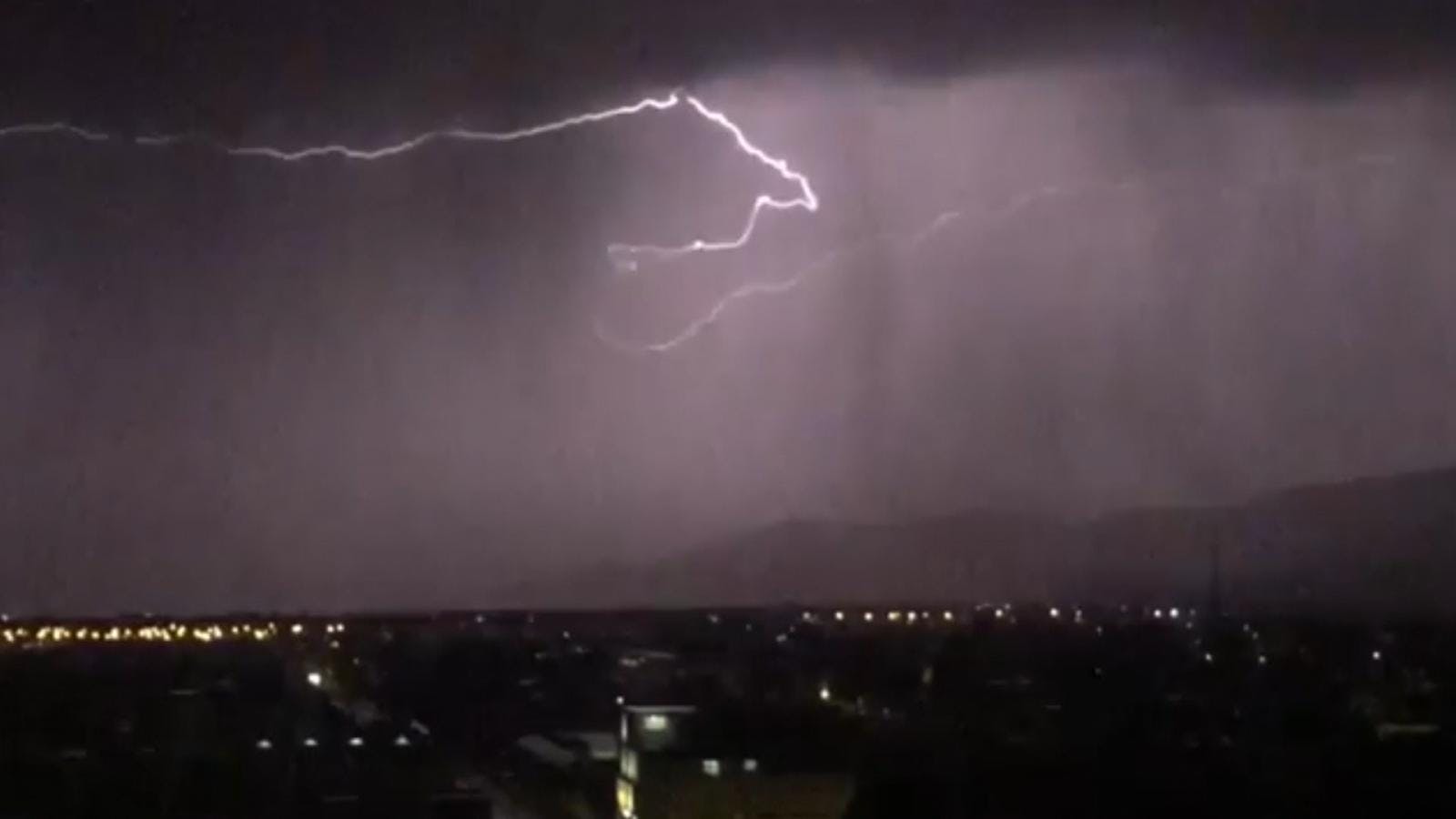 Alerta por tormentas eléctricas y precipitaciones 