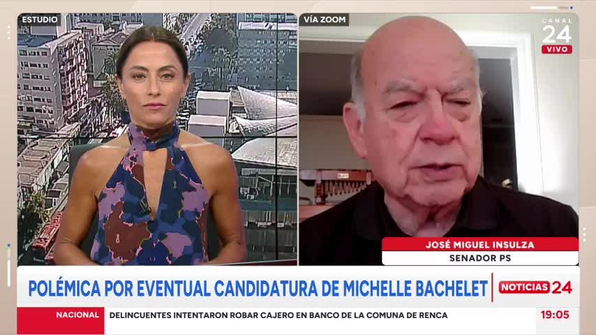 Insulza y eventual tercer periodo de Bachelet: “No es lo mejor pero si se da su candidatura la apoyaré con entusiasmo”