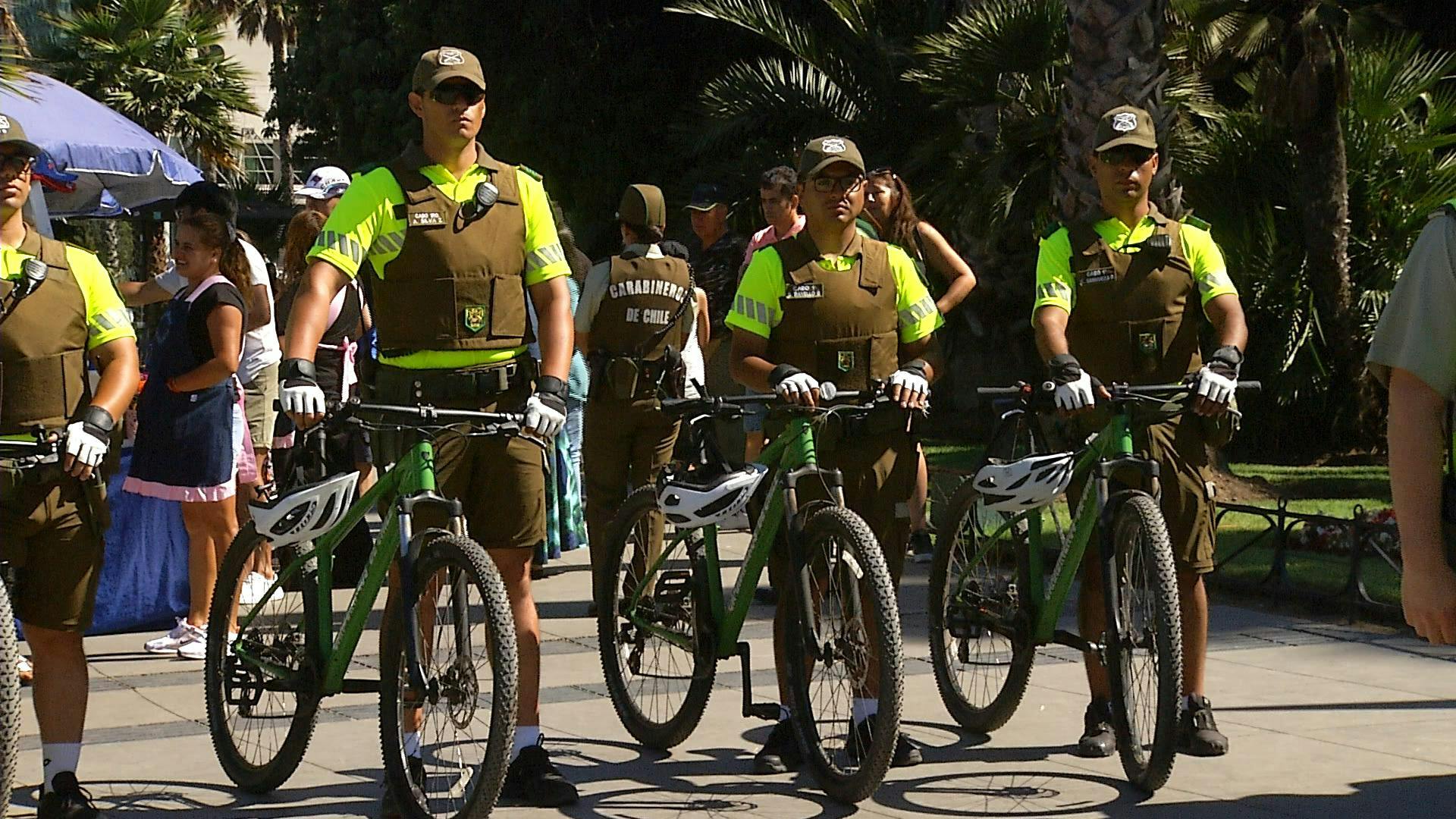 Cerca de 300 funcionarios de carabineros llegaron a Viña del Mar para reforzar la segunda etapa del plan verano seguro 2025