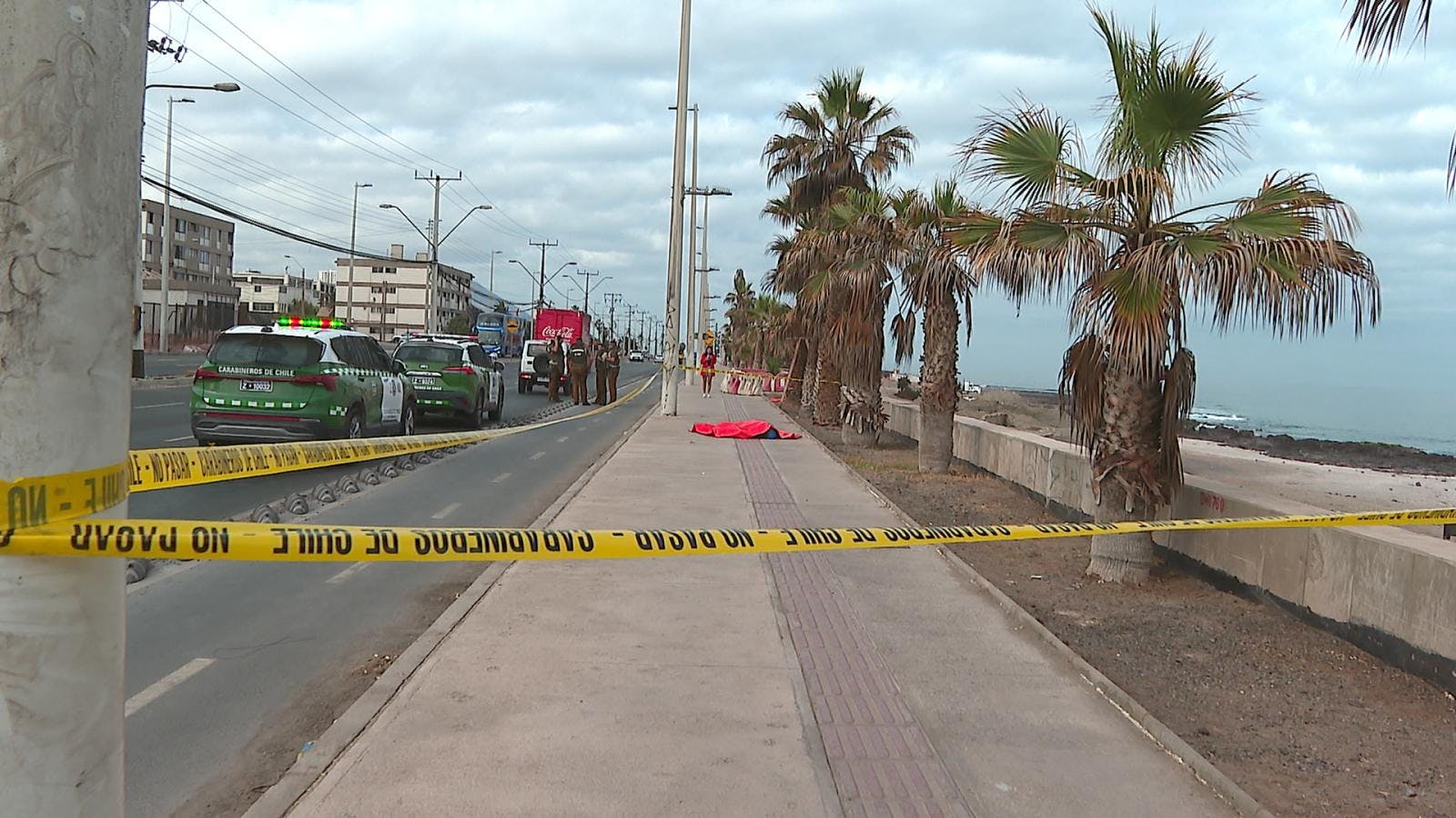 Investigan muerte de hombre en vía pública