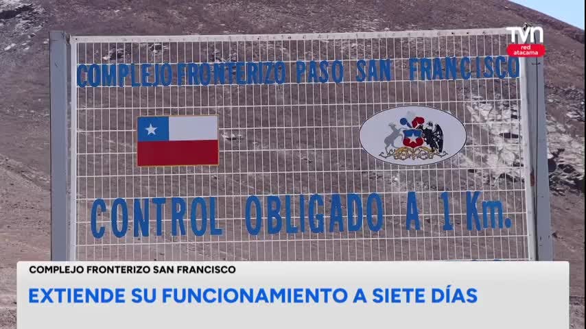 Extienden funcionamiento del Paso San Francisco