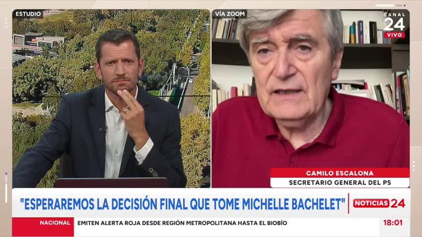Camilo Escalona y candidaturas presidenciales: “Hay nombres pero del caudal de energías que congrega Michelle Bachelet”