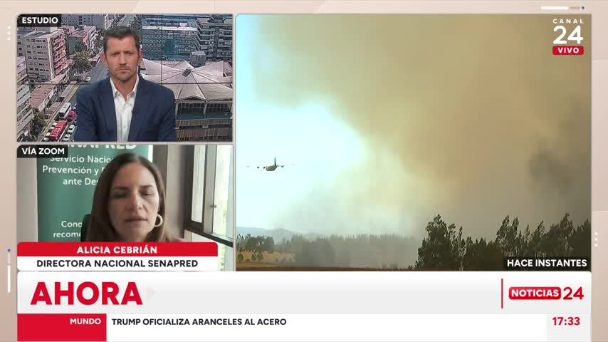 Directora de Senapred por incendios: “Cuando se envía Alerta SAE es porque hay riesgo inminente por lo que se hay que salir”