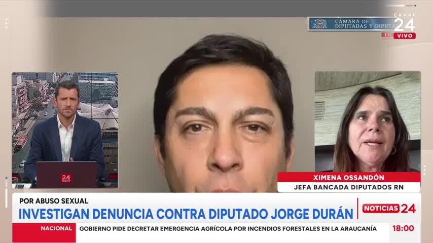 Diputada Ossandón y denuncia por abuso sexual contra Jorge Durán: “Ojalá sea inocente pero eso lo tiene que demostrar”