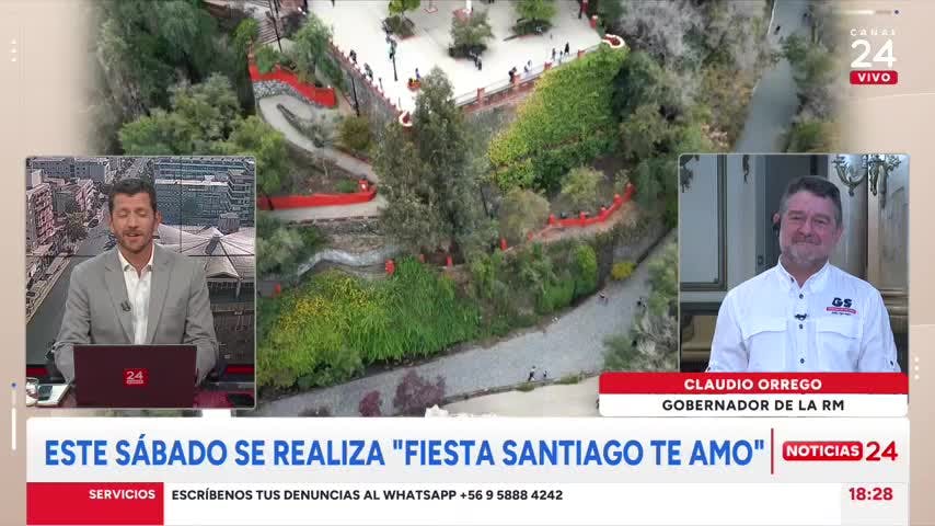 Gobernador Orrego: “Se debería declarar Estado de Excepción en la región Metropolitana”