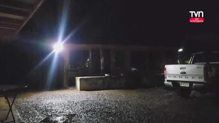 Fuertes precipitaciones y tormentas eléctricas al interior de la región