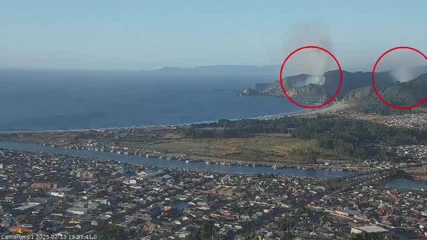 Denuncian intencionalidad en incendio forestal en Lebu