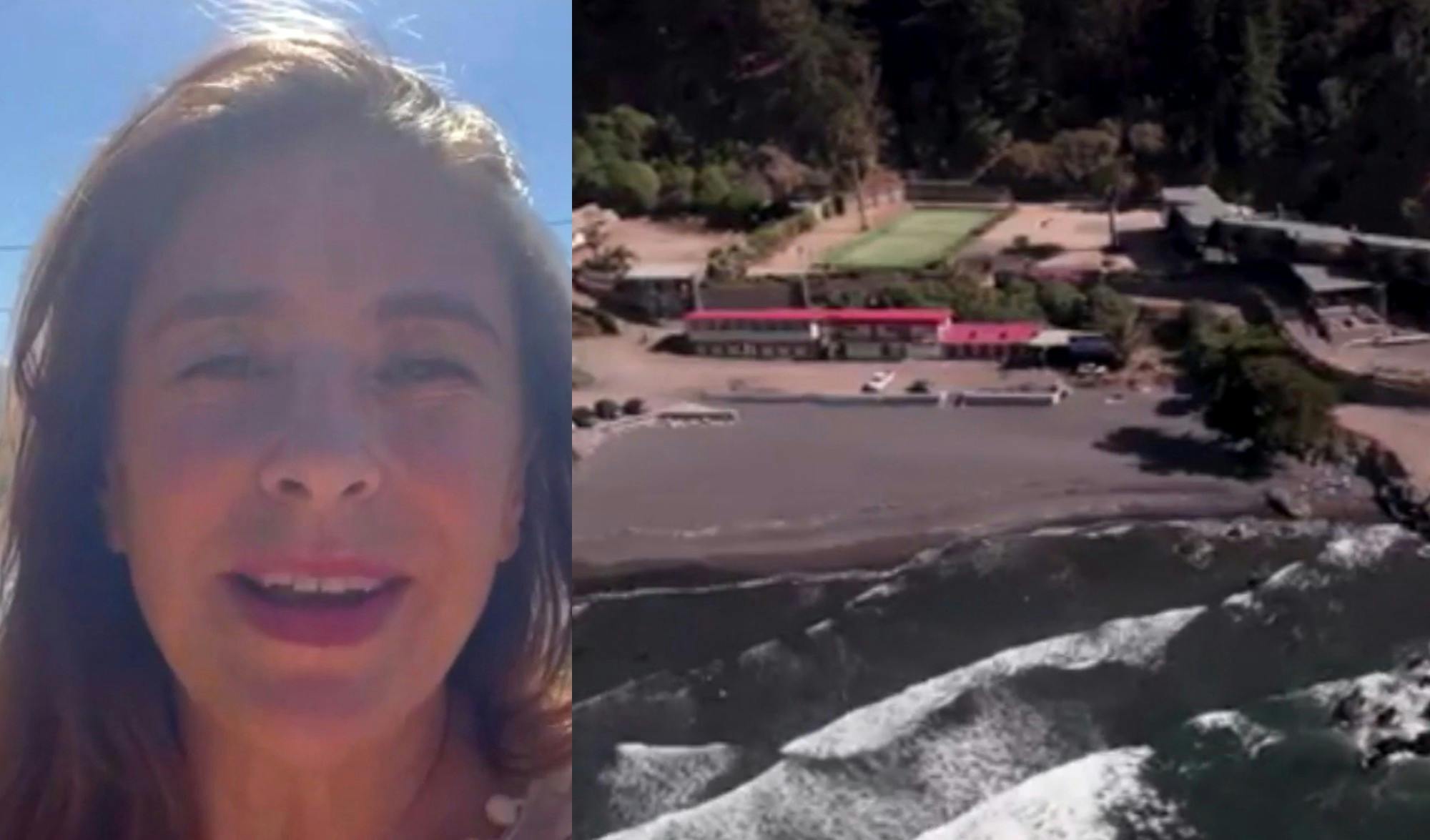 "Me dijo que ahora es privado": Patricia López acusa que fue expulsada de playa de lago Vichuquén