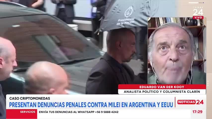 Periodista argentino y polémica con Milei por criptomonedas: “El juicio político no es viable”