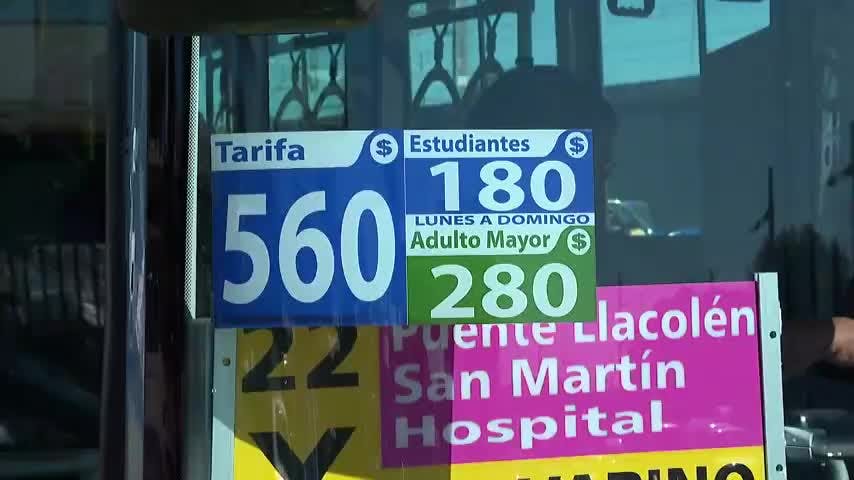 Anuncian alzas en las tarifas del transporte público del Gran Concepción