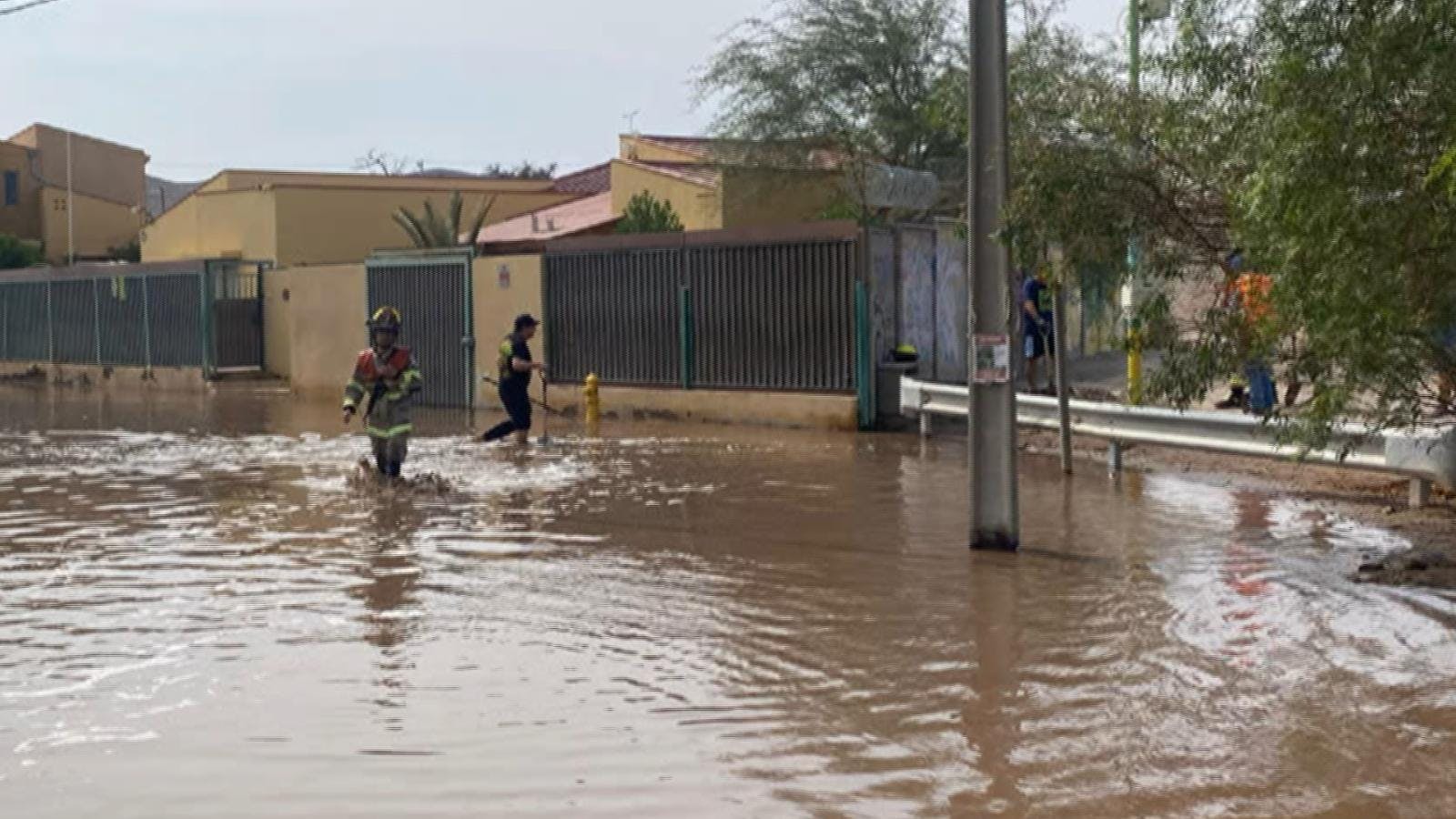 Activan alarma SAE tras crecida de ríos en la provincia El Loa