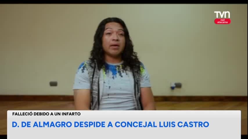 Diego de Almagro despide a concejal Luis Castro
