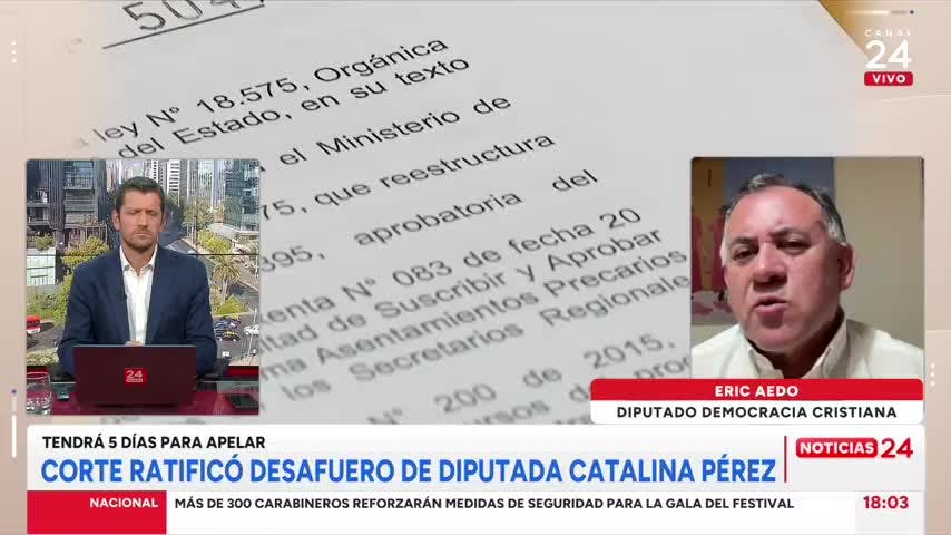 Presidente de la Cámara y 7 diputados desaforados: “Los partidos políticos deben mejorar el estándar de selección de candidatos”