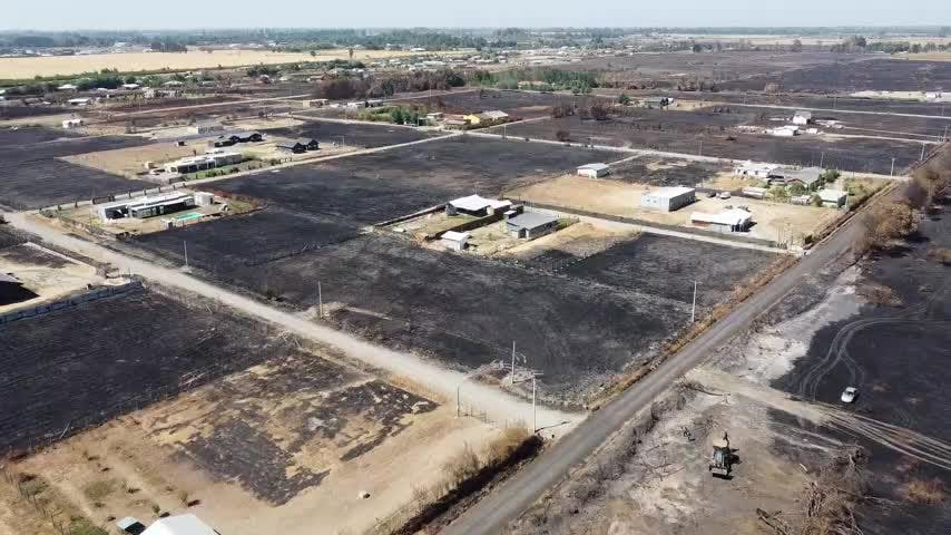 Reponen posta de Colico Alto destruida tras incendio de 2023