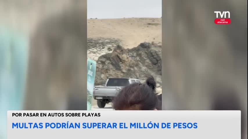 Multas por pasar sobre playas y humedales