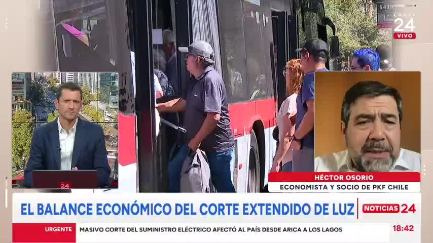 Economista e impacto económico del apagón: “Será el equivalente a entre 1 y 3 días de pérdida de producción”