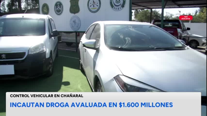 Incautan droga avaluada en $1.600 millones